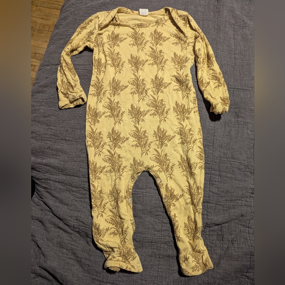 Kate Quinn Yellow and Brown Kids One Piece
